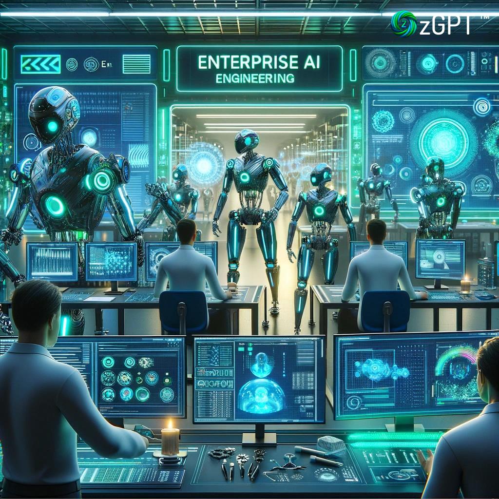 Enterprise AI Engineering Illustration